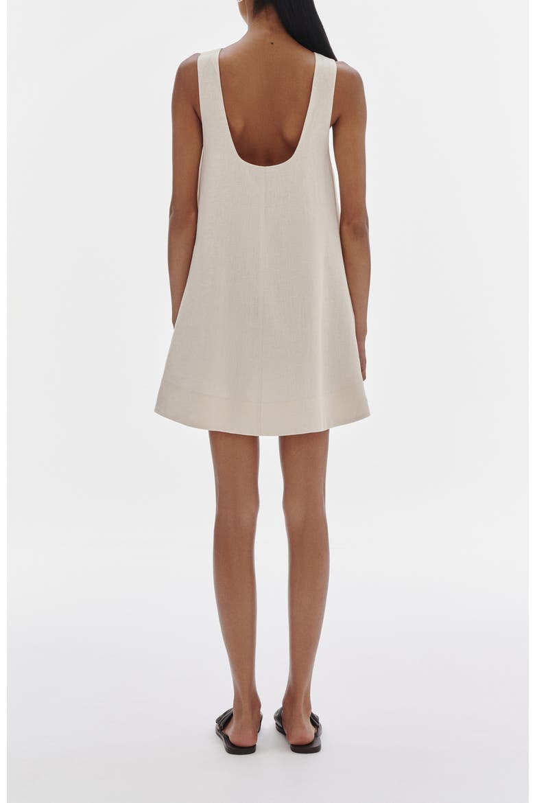 Nemi Linen Dress, Alternate, color, Chamomile
