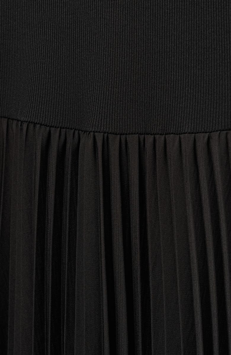 MANGO Pleated Handkerchief Hem Sleeveless Midi Dress, Alternate, color,