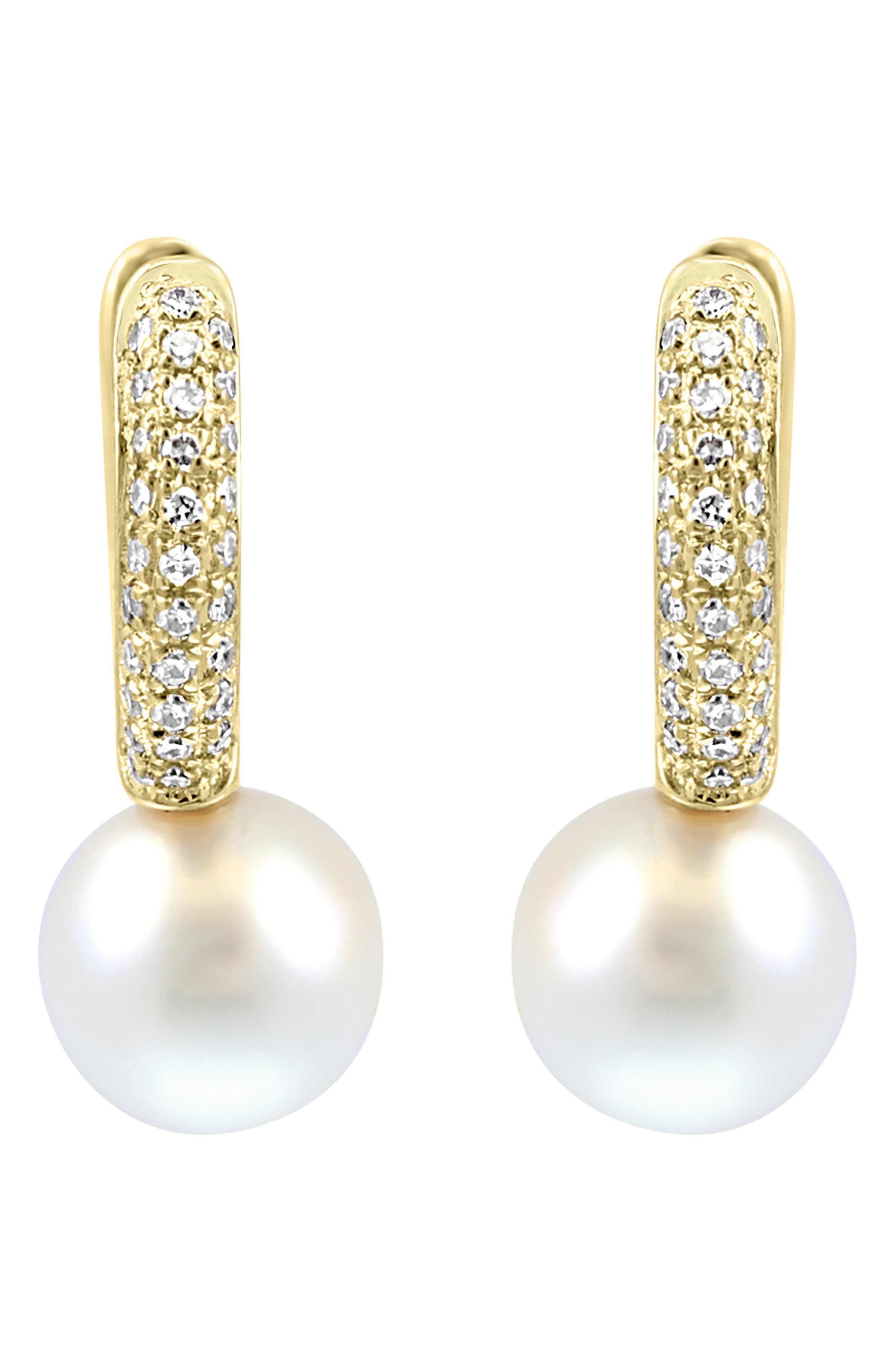 irene neuwirth diamond large pear shaped earrings Pear shaped earring