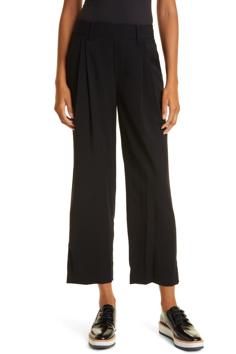 Stovepipe Crop Pull-On Pants, Main, color, 001BLK-BLACK