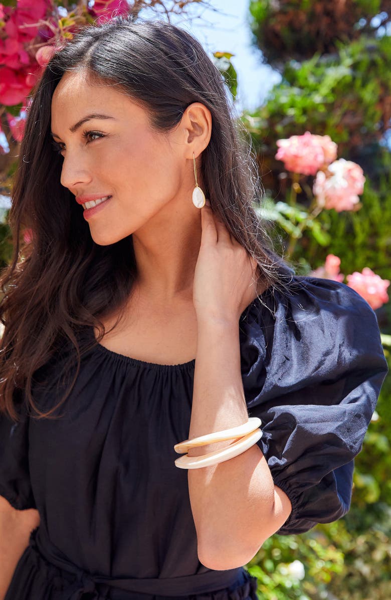 Karen Kane Puff Sleeve Tiered Maxi Dress, Alternate, color,