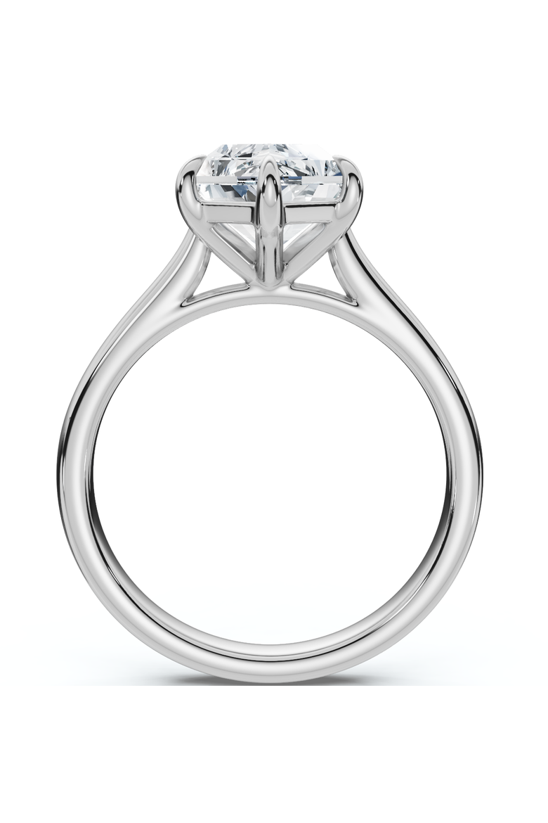 Certified 3Ct Vireo Elongated Hexagon Diamond Engagement Ring 14k Gold Lab Grown, Alternate, color, 14k White Gold