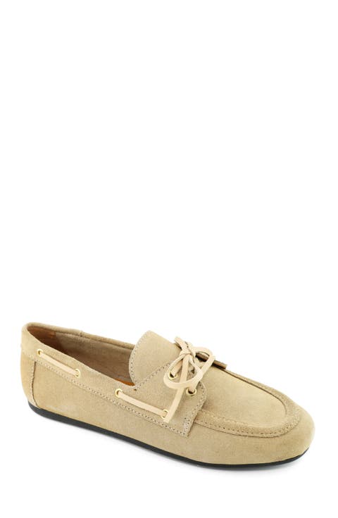 Grove Street Slip On Leather Tiebow Loafer