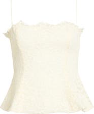 AFRM Ari Peplum Lace Camisole