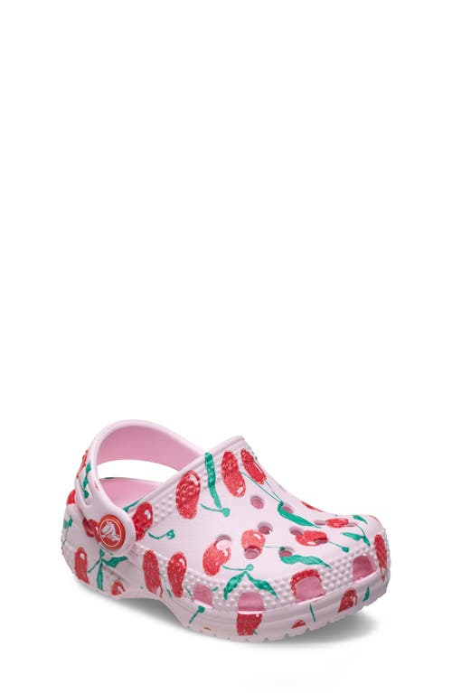 Crocs Little Fresh Fruits Clog In Pink Milk
