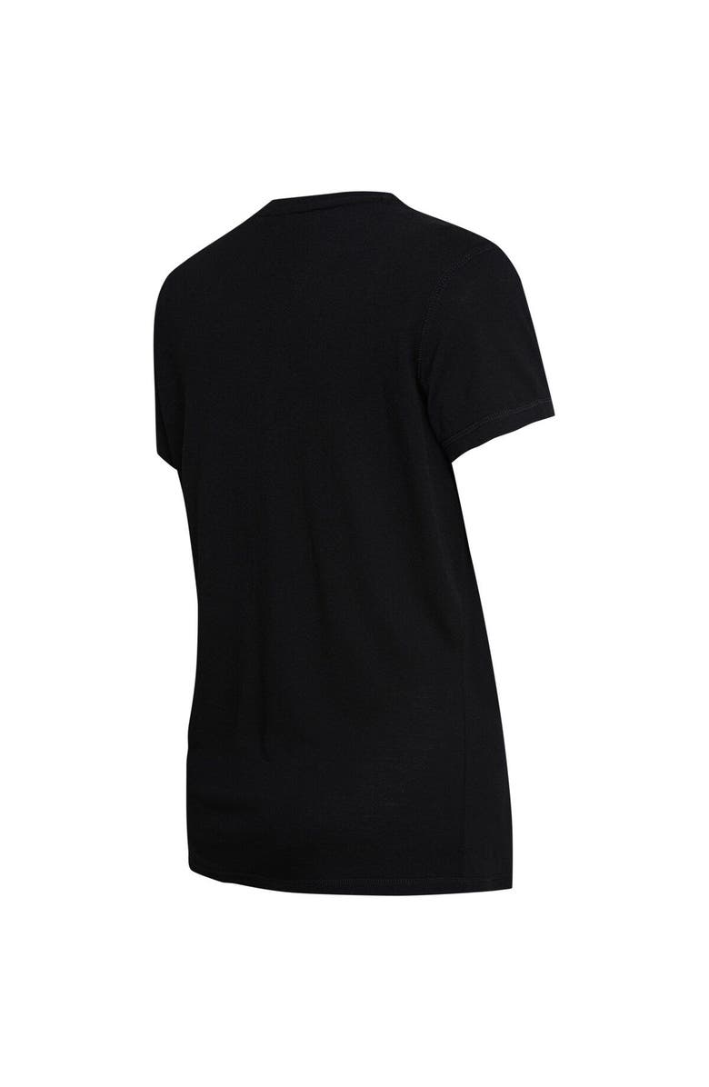 College Concepts Women's College Concepts Black/Gold Utah Jazz Arctic T-Shirt & Flannel Pants Sleep Set, Alternate, color, Black