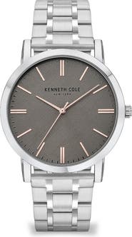 Kenneth Cole New York Three Hand Quartz Bracelet Watch, 43.6mm