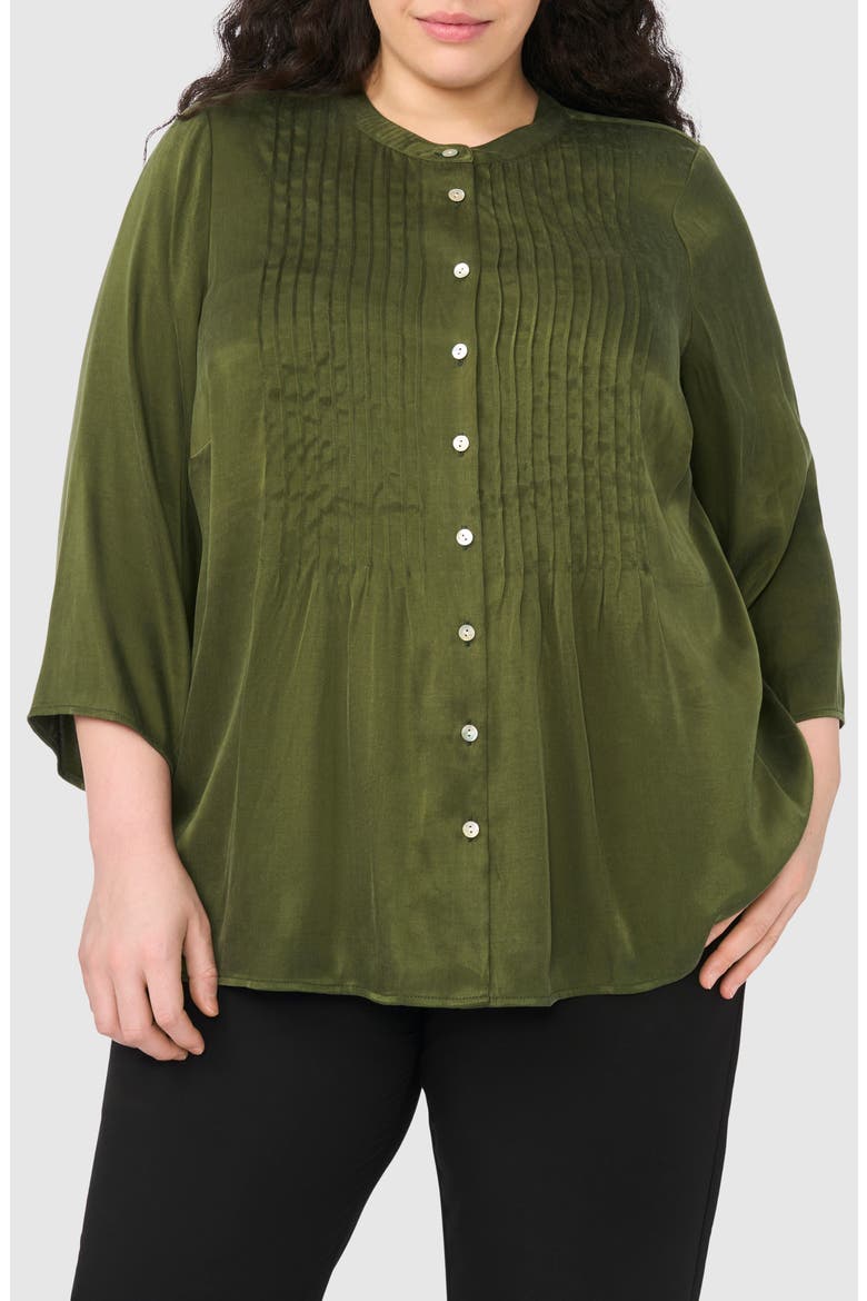 Pintuck Top, Main, color, MIDNIGHT SAGE