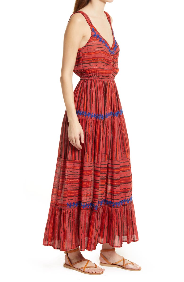 Raga Josefina Tiered Sleeveless Maxi Dress, Alternate, color,