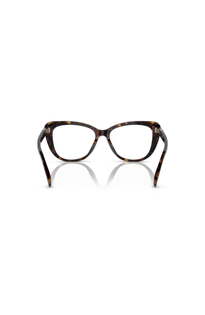 Ralph Lauren 52mm Cat Eye optical glasses, Alternate, color, Tortoise