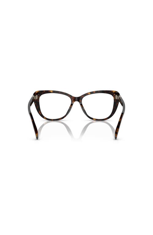 Ralph Lauren 52mm Cat Eye Optical Glasses In Black