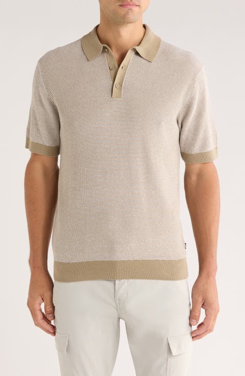 Skyscraper Cotton Polo Sweater