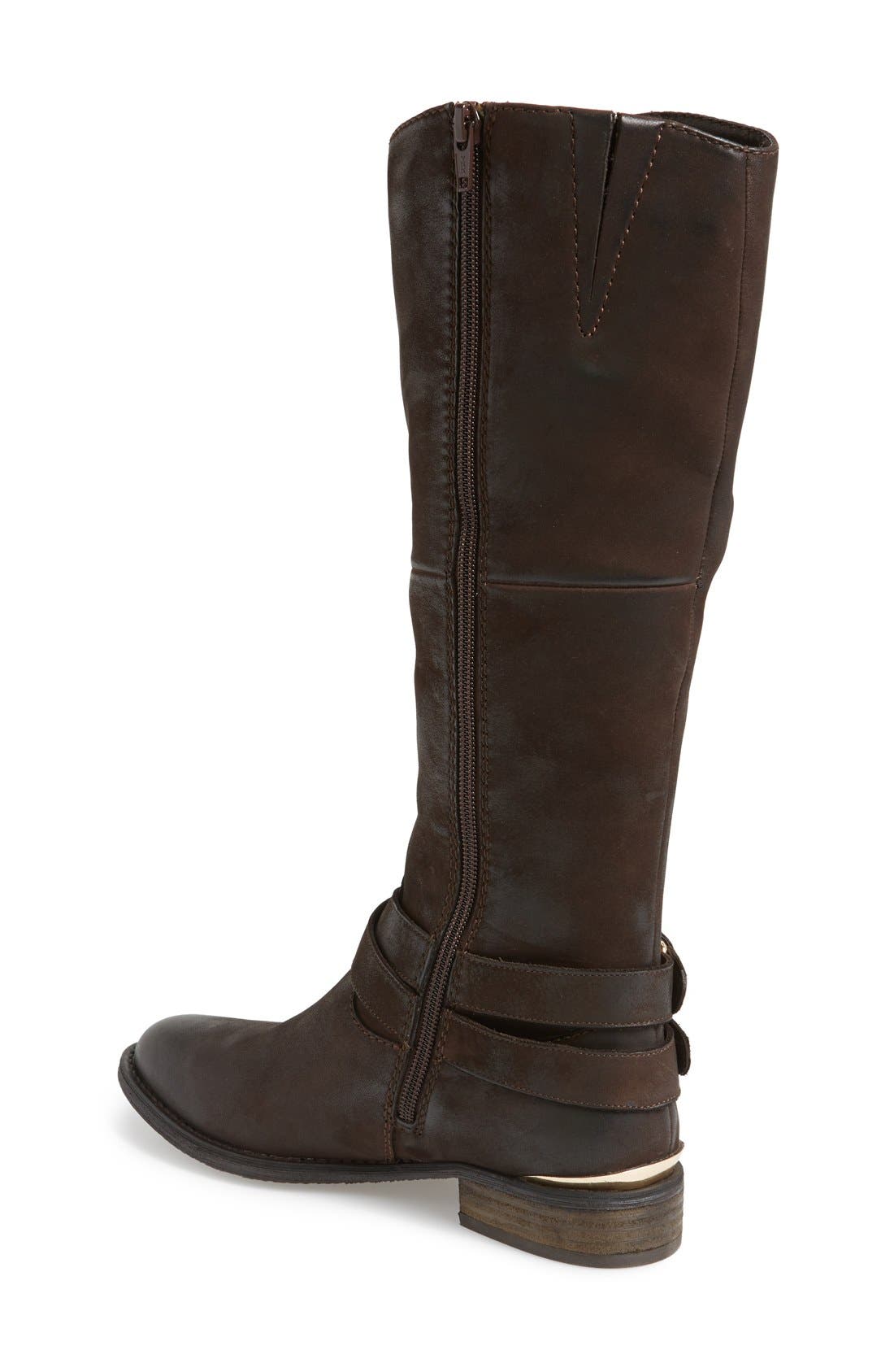 'Avilla' Riding Boot, Alternate, color, BROWN LEATHER