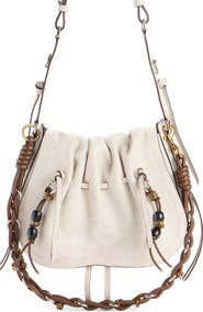 Isabel Marant Bolton Washed Leather Shoulder Bag