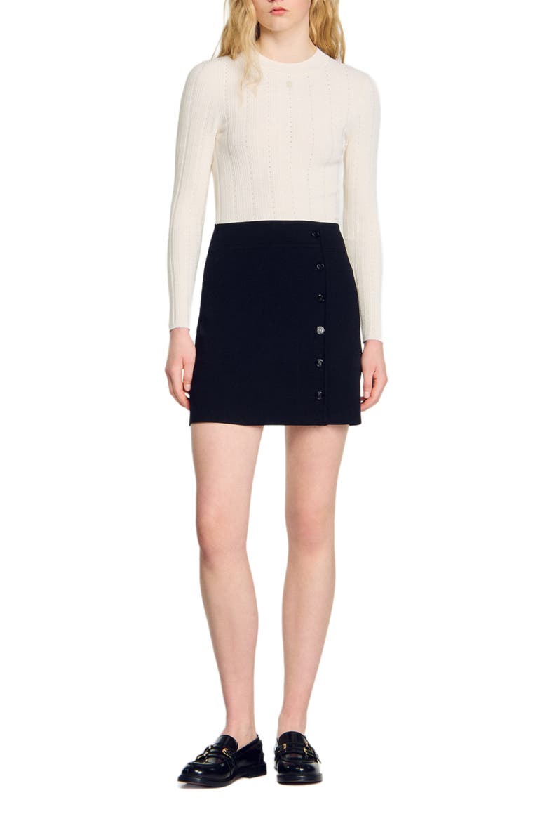 SANDRO Knit dress, Alternate, color, 