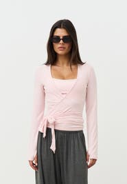 Sisterly Tribe Soft Ballet Wrap Top