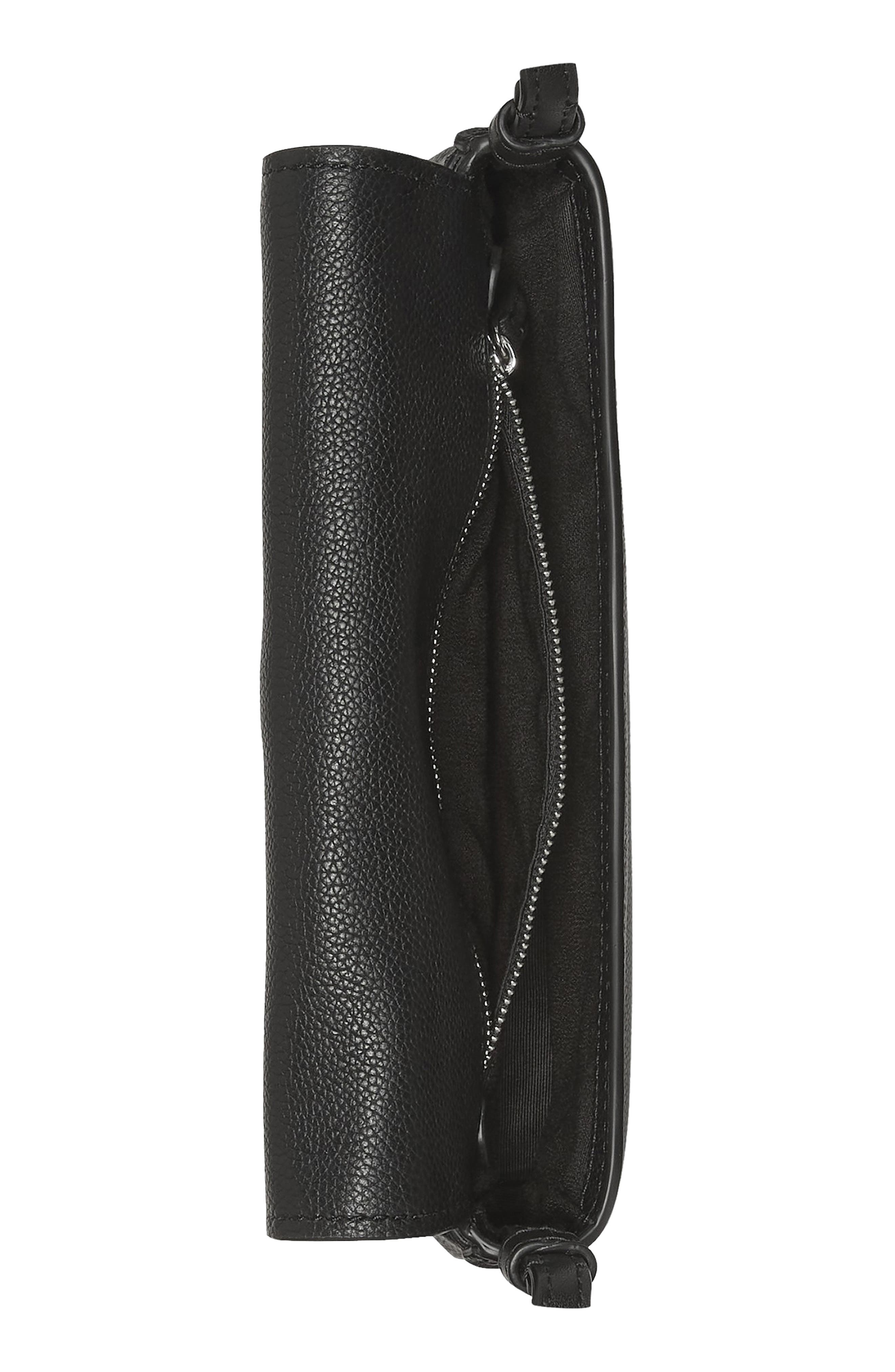 Kate Spade New York loop pebble leather shoulder bag, Alternate, color, 