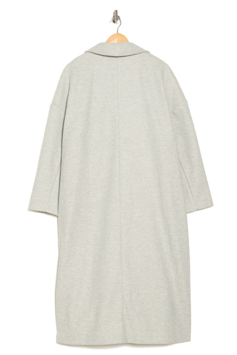 Unlined Longline Coat, Alternate, color, GREY