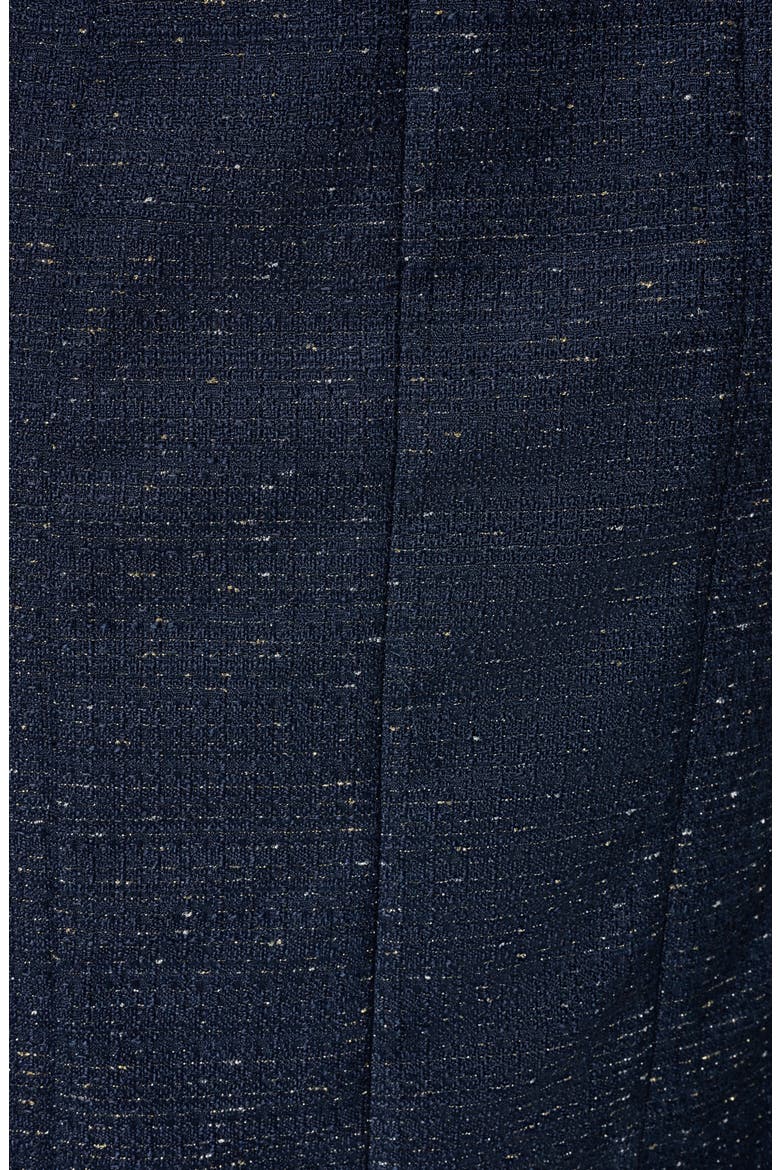 Slub Tweed Sheath Dress, Alternate, color, NGHTFALL/ GOLD