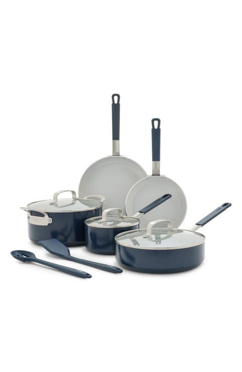 Bobby Flay Professional 10-Piece Ceramic Nonstick Cookware Set