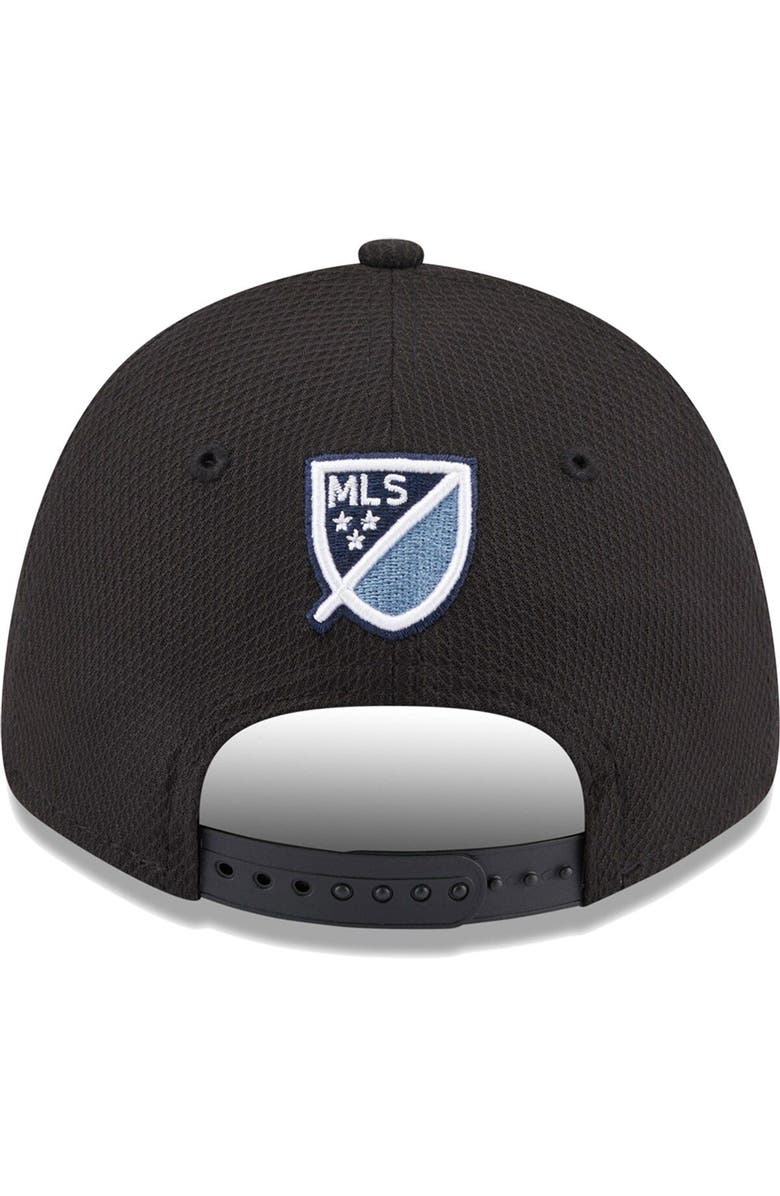 New Era Men's New Era Black Sporting Kansas City Basic 9FORTY Mesh Snapback Hat, Alternate, color, 