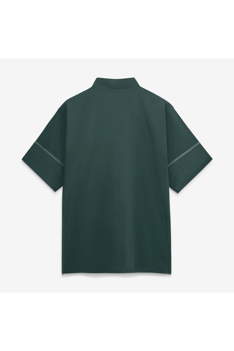 Men's Nike Green Michigan State Spartans 2026 Sideline Short Sleeve Quarter-Zip Coaches Jacket, Alternate, color, Green