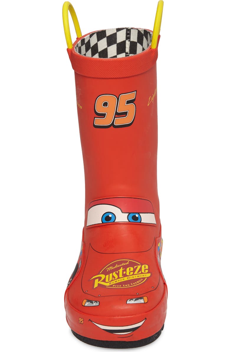 Western Chief Lightning McQueen Waterproof Rain Boot, Alternate, color,