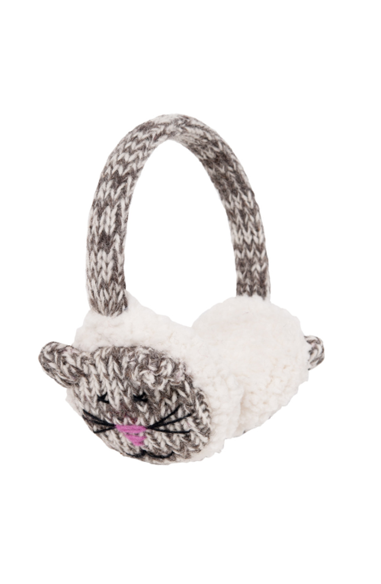 Nirvanna Designs Mouse Earmuffs, Main, color, White