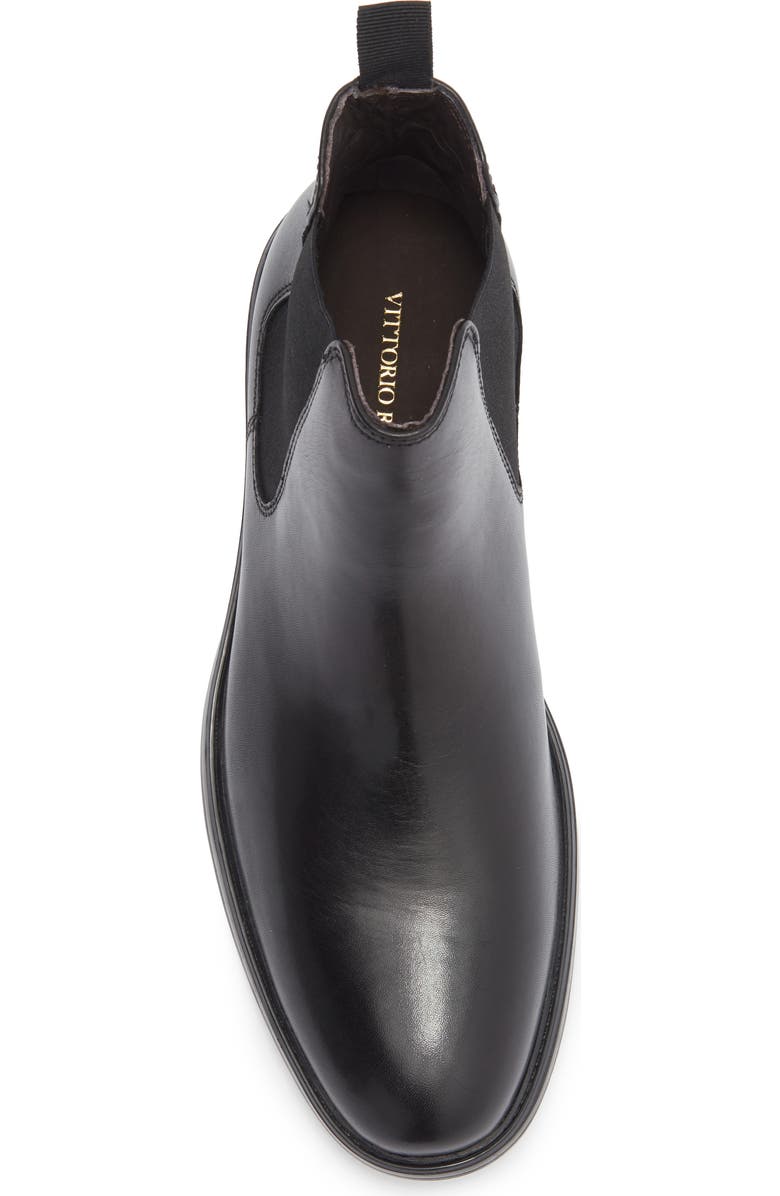 VITTORIO RUSSO Peter Chelsea Boot, Alternate, color, Vit Val Black