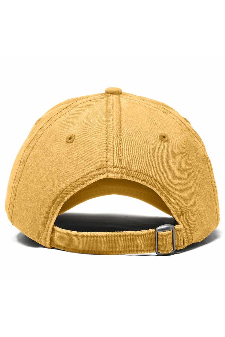 Mens Lil Alien Cotton Dad Cap, Alternate, color, Washed Gold