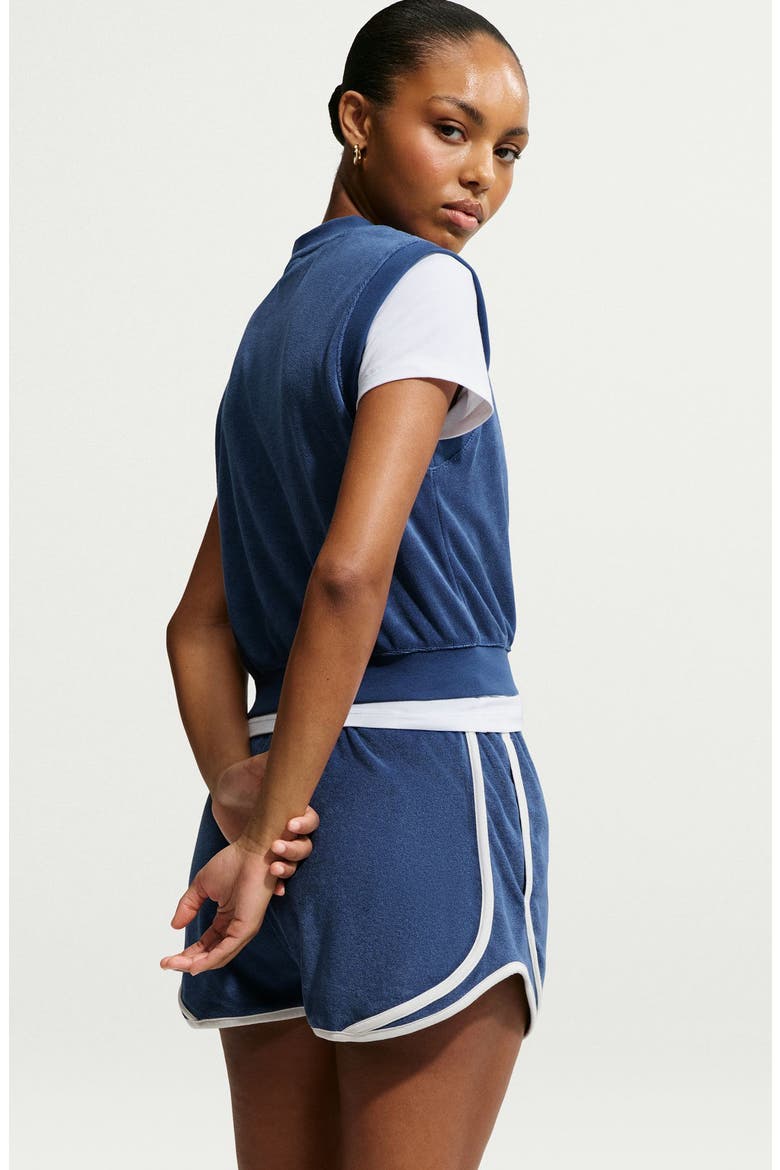 Terry Cloth Shorts, Alternate, color, MYSTIC NAVY/ SAIL