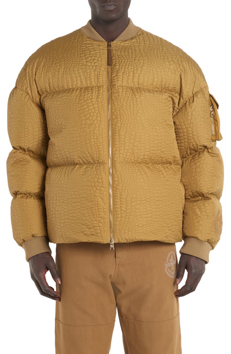Moncler Genius Moncler 9 Roc Nation Centaurus Down Bomber Jacket, Main, color, 