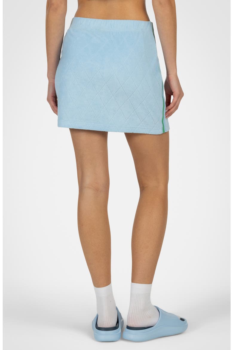 Apres-Golf Terry Miniskirt, Alternate, color, BRIGHT LIGHT BLUE