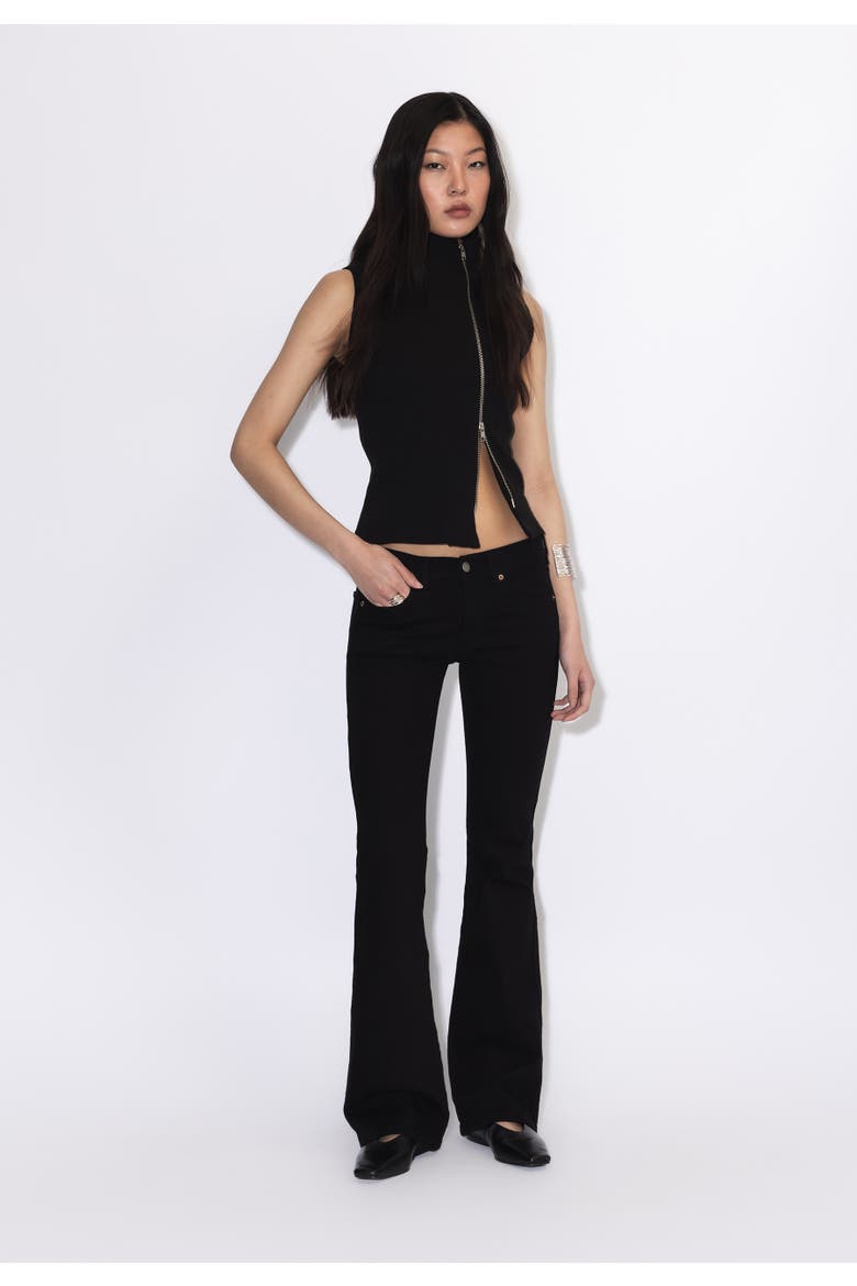 Kily Low Bootcut Jeans, Main, color, Solid black