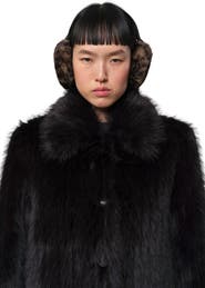 Apparis Esme Leopard Faux Fur Earmuffs