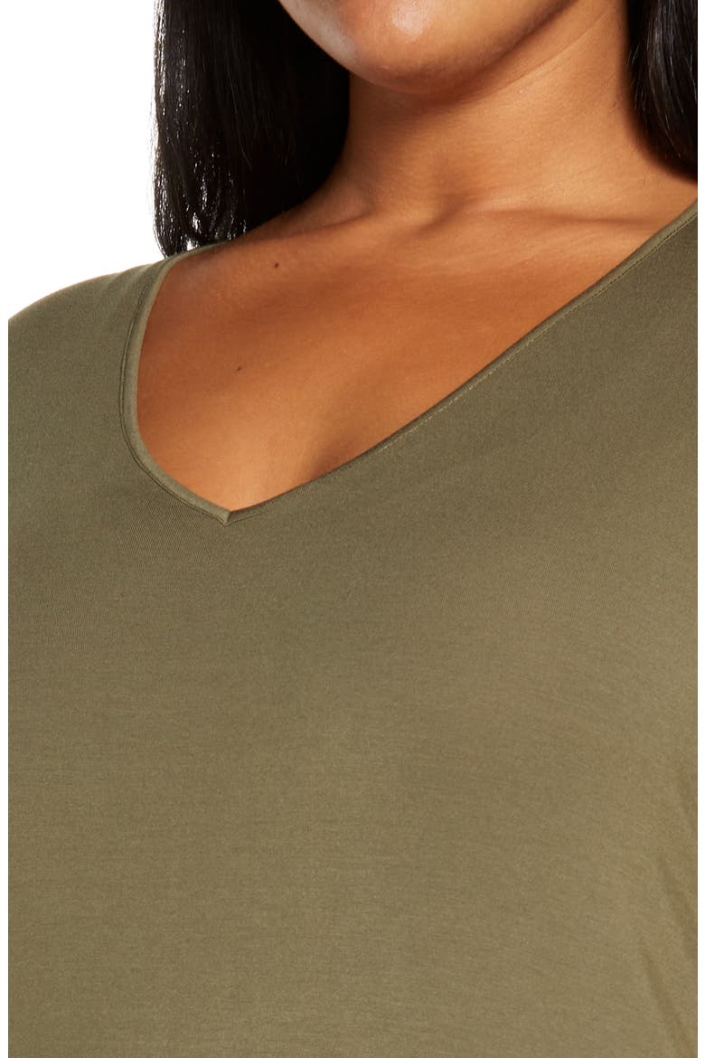 Moonlight Dolman Sleeve Nightshirt, Alternate, color, OLIVE SARMA