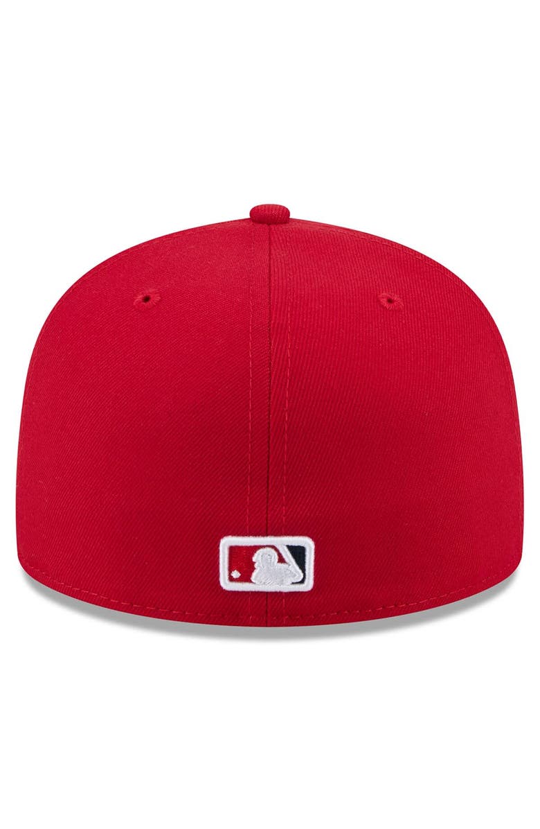 New Era Men's New Era Red Los Angeles Angels 2025 Jackie Robinson Day 59FIFTY Fitted Hat, Alternate, color, Red