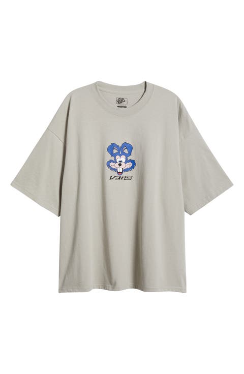 Toon Face Oversize Graphic T-Shirt