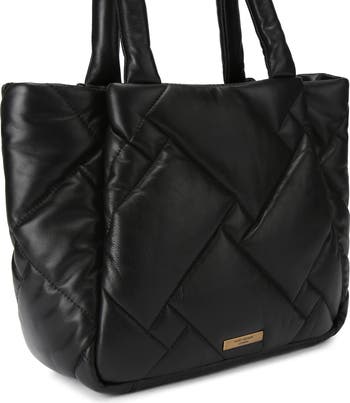 Medium Kensington Puff Quilted Leather Shopper Bag
