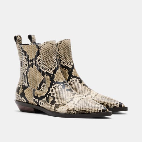 Marc Nolan Savannah Ankle Boots In Animal Print