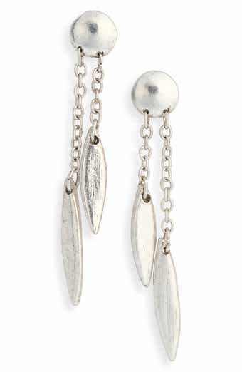 Double Chain Drop Earrings