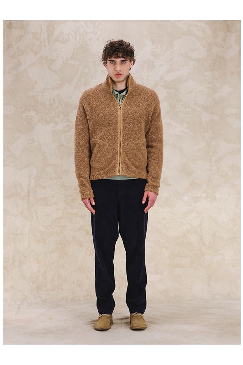 Teddy Wool Soft Fit Jacket, Alternate, color, Camel
