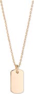 Brook and York Lola Tag Pendant Necklace
