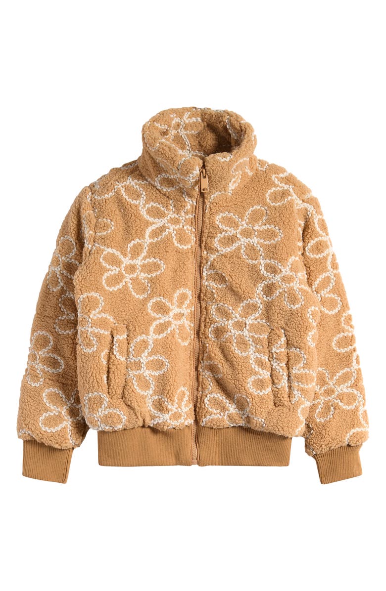 Tractr Kids' Daisy Fleece Jacket, Main, color, 