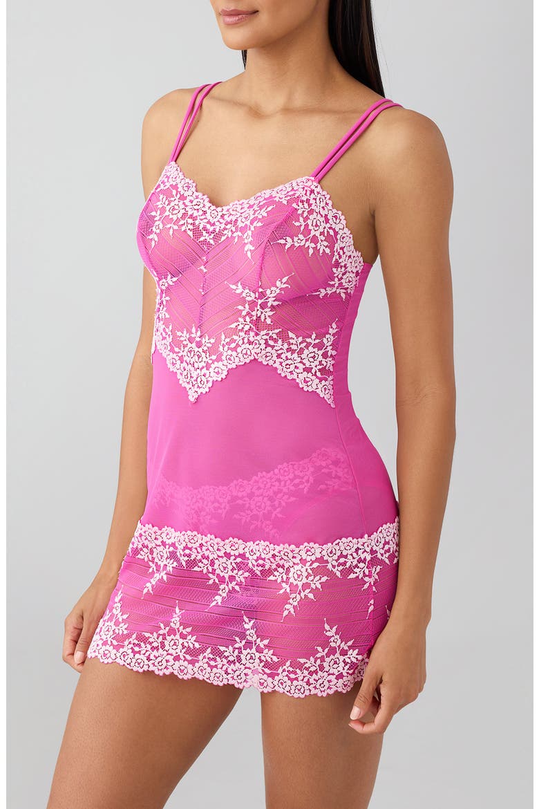 Embrace Lace® Chemise, Alternate, color, WILD AZALEA/ CRADLE PINK