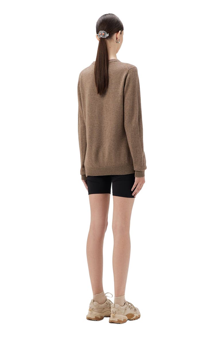 Essential Cashmere Crewneck Sweater, Alternate, color, taupe