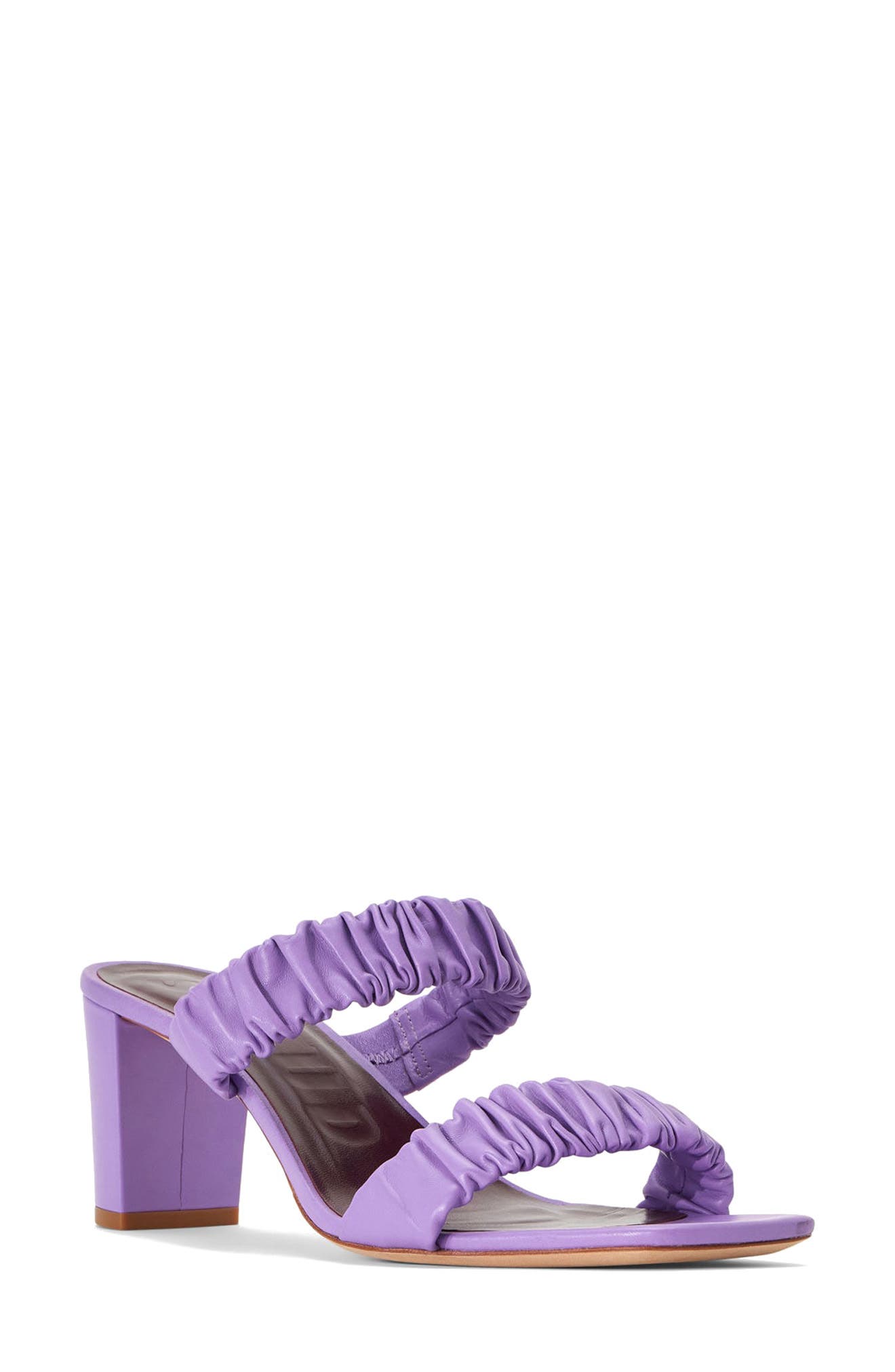 STAUD Frankie Ruched Slide Sandal, Main, color, 