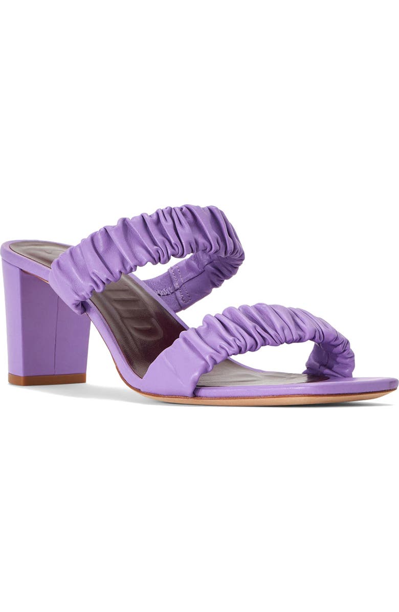 STAUD Frankie Ruched Slide Sandal, Main, color,