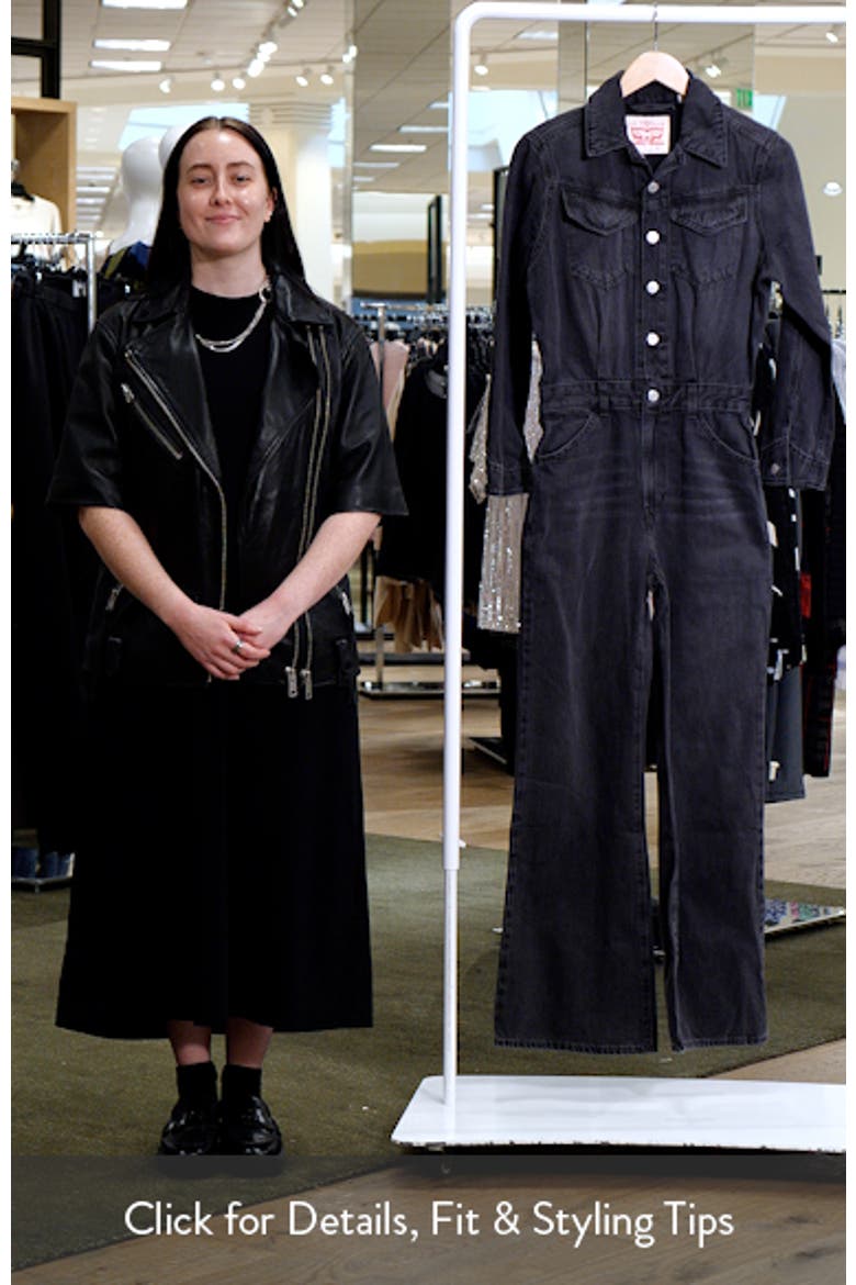 Western Long Sleeve Denim Jumpsuit video