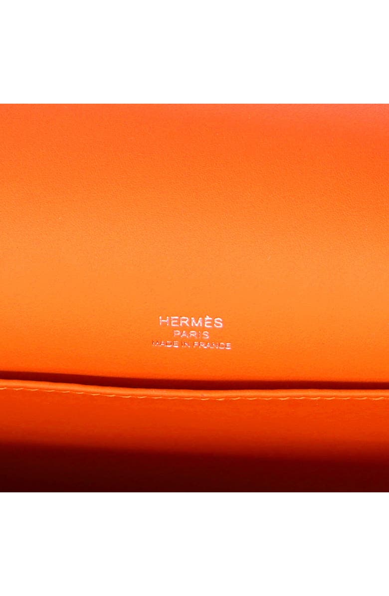 Pre-Owned Hermes Geta Bag Chevre Mysore, Alternate, color, Orange Minium
